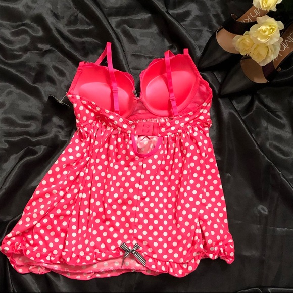 037 - Rene Rofe SEXY 2PC Lingerie Set Sz 6/8 M - Picture 2 of 10